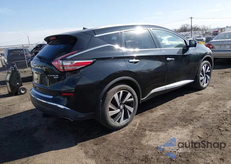 2015 Nissan Murano Platinum z USA, uszkodzony, nr VIN 5N1AZ2MH2FN209401